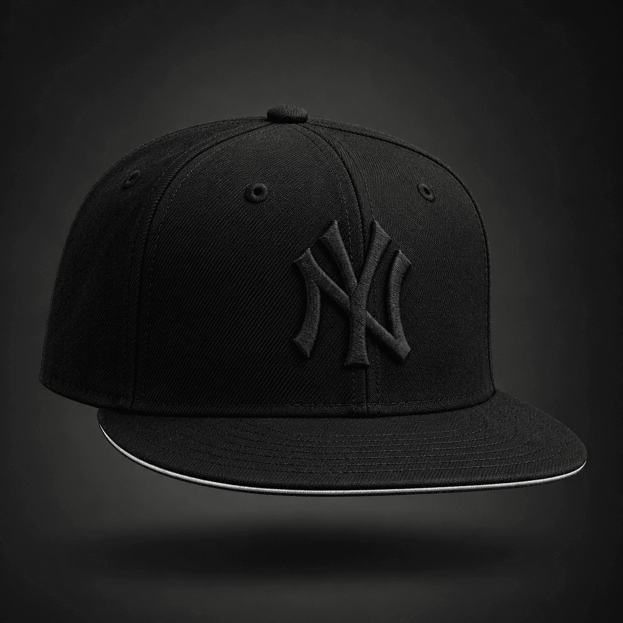 Gorra plana New York Yankees negra