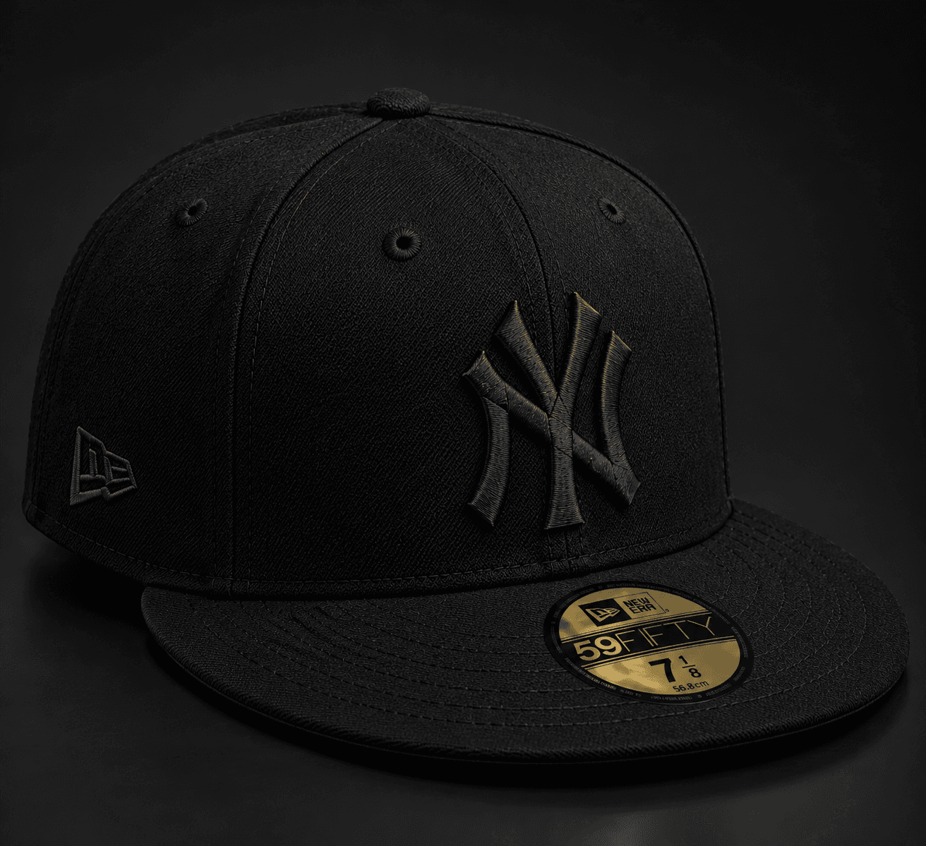 Gorra New Era 59FIFTY New York Yankees All Black, 7 1/8