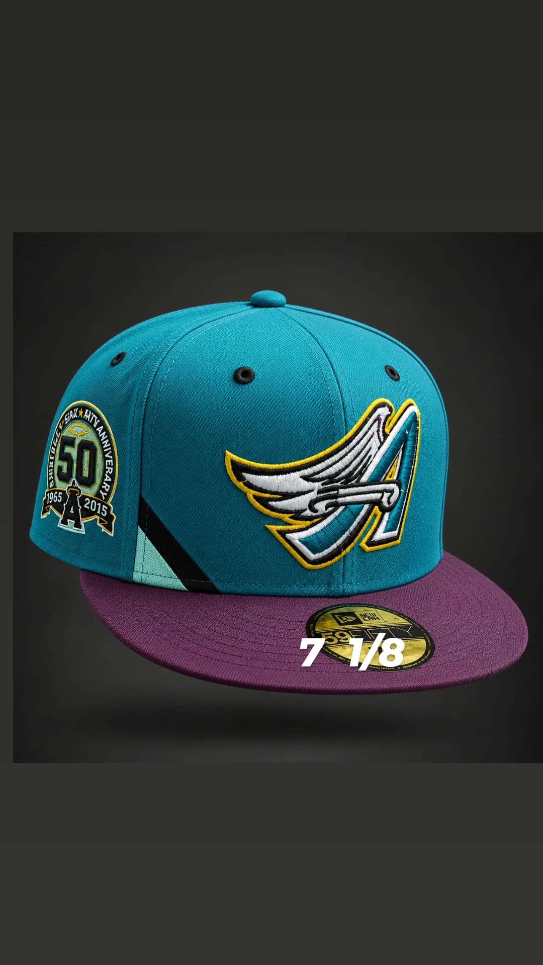 Gorra New Era 59FIFTY Anaheim Angels 50th Anniversary